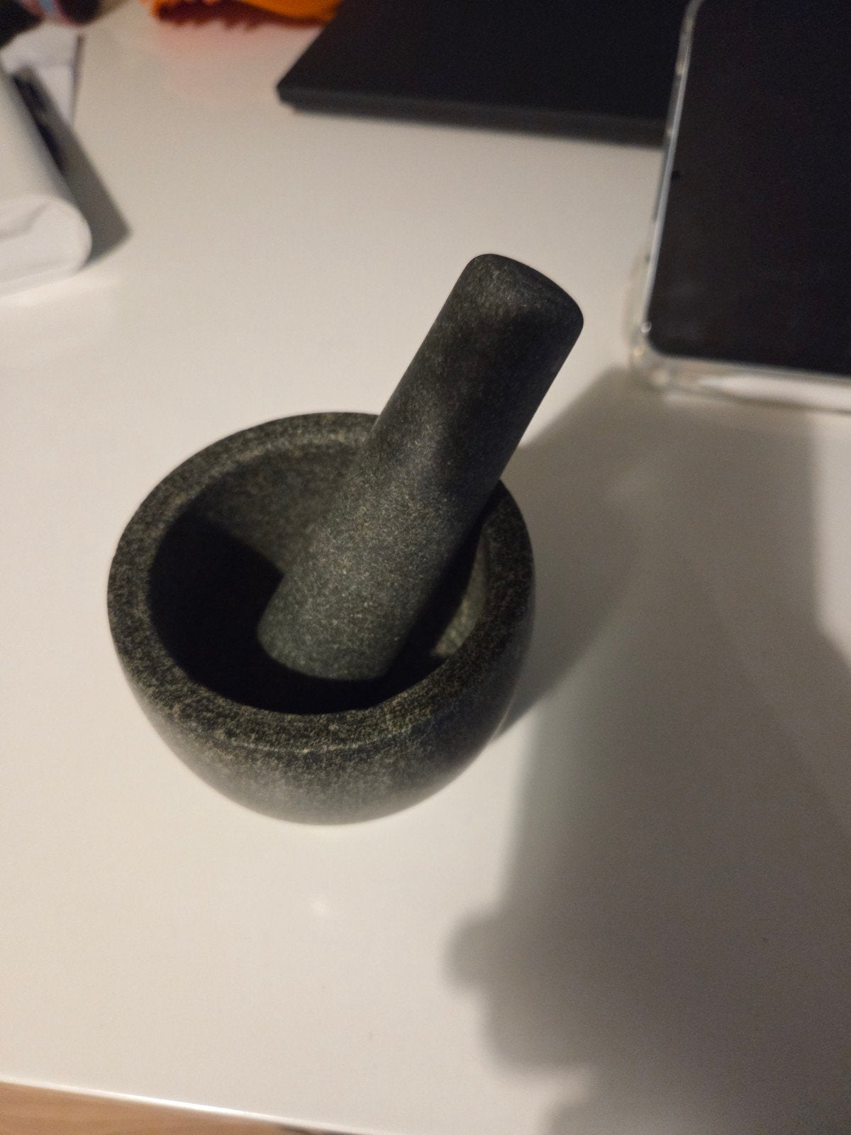 Granite Mortar and Pestle, Ophalen of Verzenden
