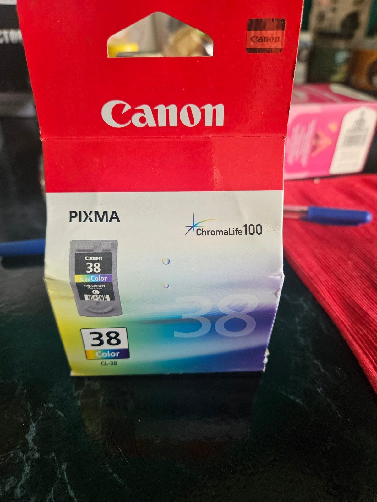cartridge canon CL-38 kleur, Ophalen of Verzenden, Nieuw, Canon Pixma