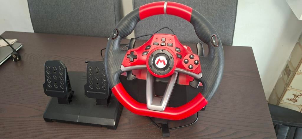 Mario Kart Racestuur met Pedalen voor Nintendo Switch, Spelcomputers en Games, Racestuur, Nintendo, Zo goed als nieuw, Nintendo