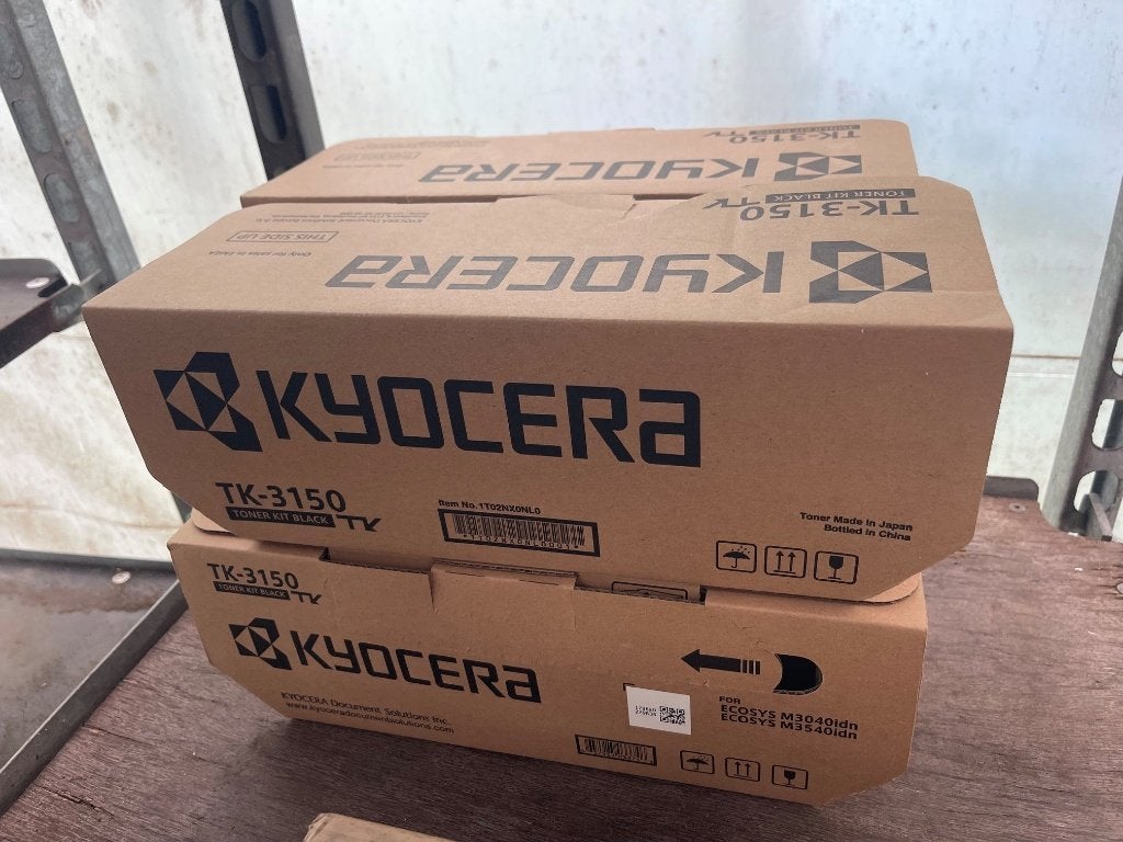 4x originele Kyocera TK-3150 toner zwart–ECOSYS M3040/3540ID, Ophalen of Verzenden, Nieuw, Toner, Kyocera