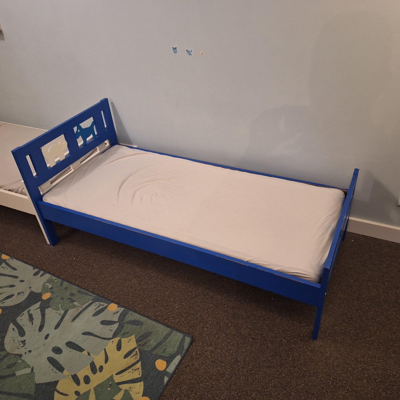 Ikea Kritter peuterbed, Kinderen en Baby's, Ophalen, Gebruikt, 70 tot 85 cm, 140 tot 160 cm