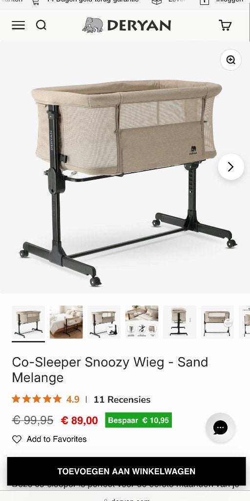Deryan co sleeper, Ophalen, Nieuw, Overige typen