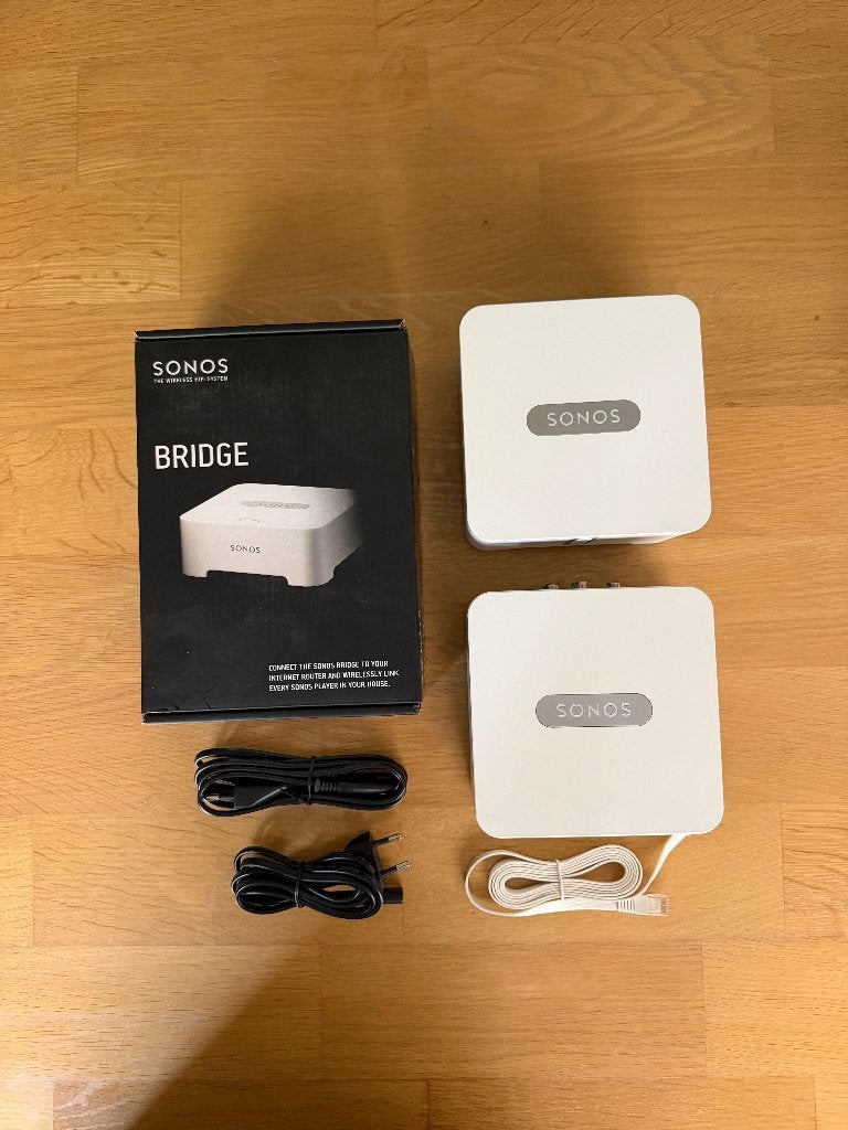 Sonos Connect Gen1 + NIEUWE Sonos Bridge – S1 Systeem, Overige merken, Tuner of Radio, Zo goed als nieuw, Losse componenten
