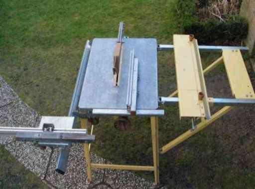 Degelijke Scheppach zaagtafel roltafel platenzaag 230Volt, Doe-het-zelf en Verbouw, Gereedschap | Zaagmachines, Ophalen, Gebruikt