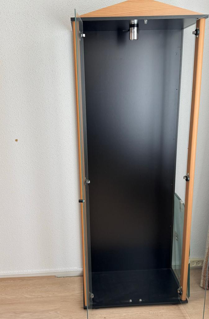 vitrinekast met glazen deuren, Ophalen, Gebruikt, 50 tot 100 cm, Minder dan 25 cm