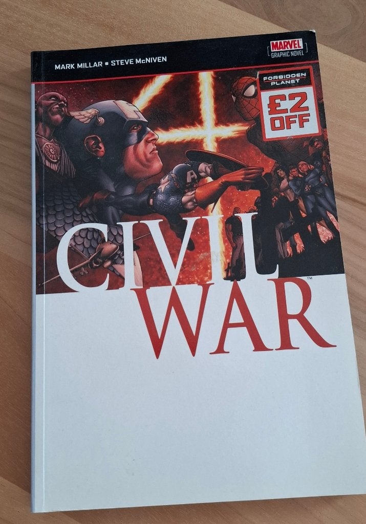 Comic Civil War, Eén comic, Mark miller, Amerika, Ophalen of Verzenden