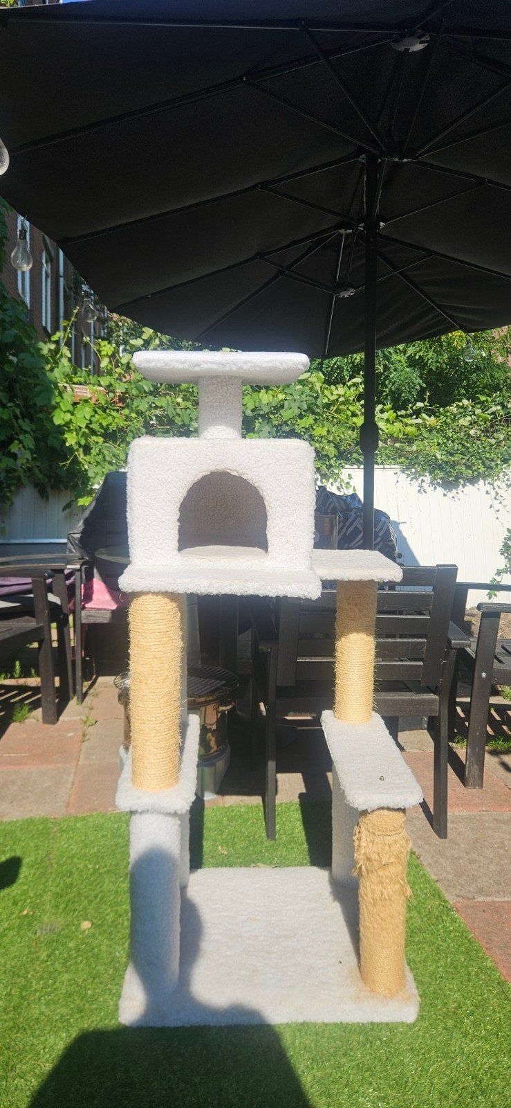 een wollige Krabpaal! ️, Ophalen, Gebruikt, Krabpaal