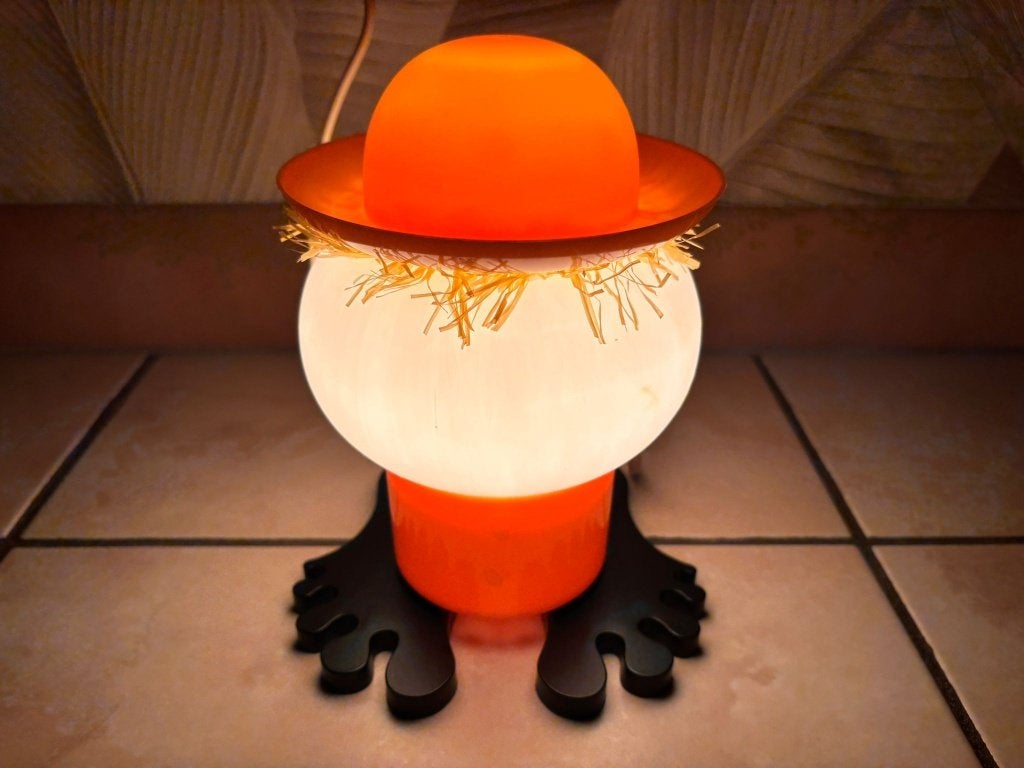 Vintage Bobblehead Table Lamp, Ophalen, Kunststof, Zo goed als nieuw, Minder dan 50 cm