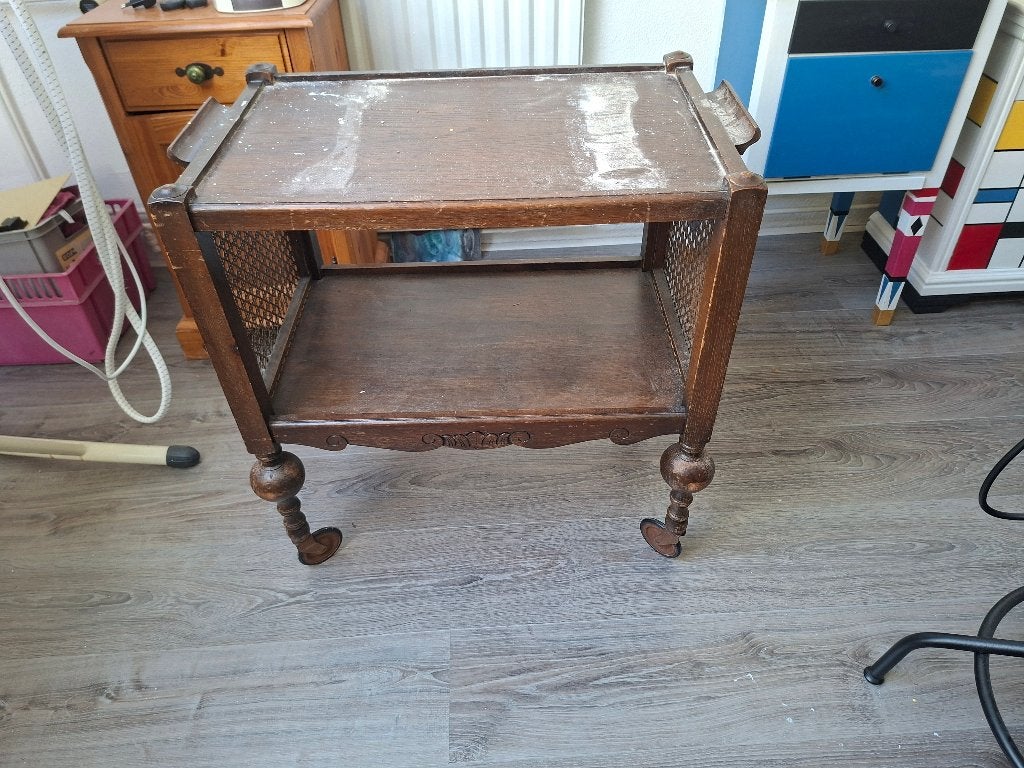 serveer meubel, trolley opknapper, Ophalen, Gebruikt, 55 tot 75 cm, 60 cm of meer
