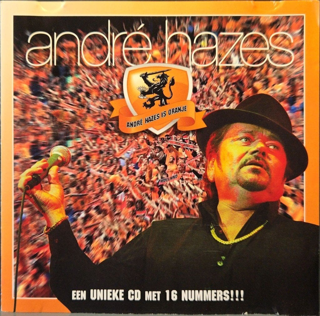 Andre Hazes - Andre Hazes is Oranje = 2x 0,99, Ophalen of Verzenden, Zo goed als nieuw, Levenslied of Smartlap