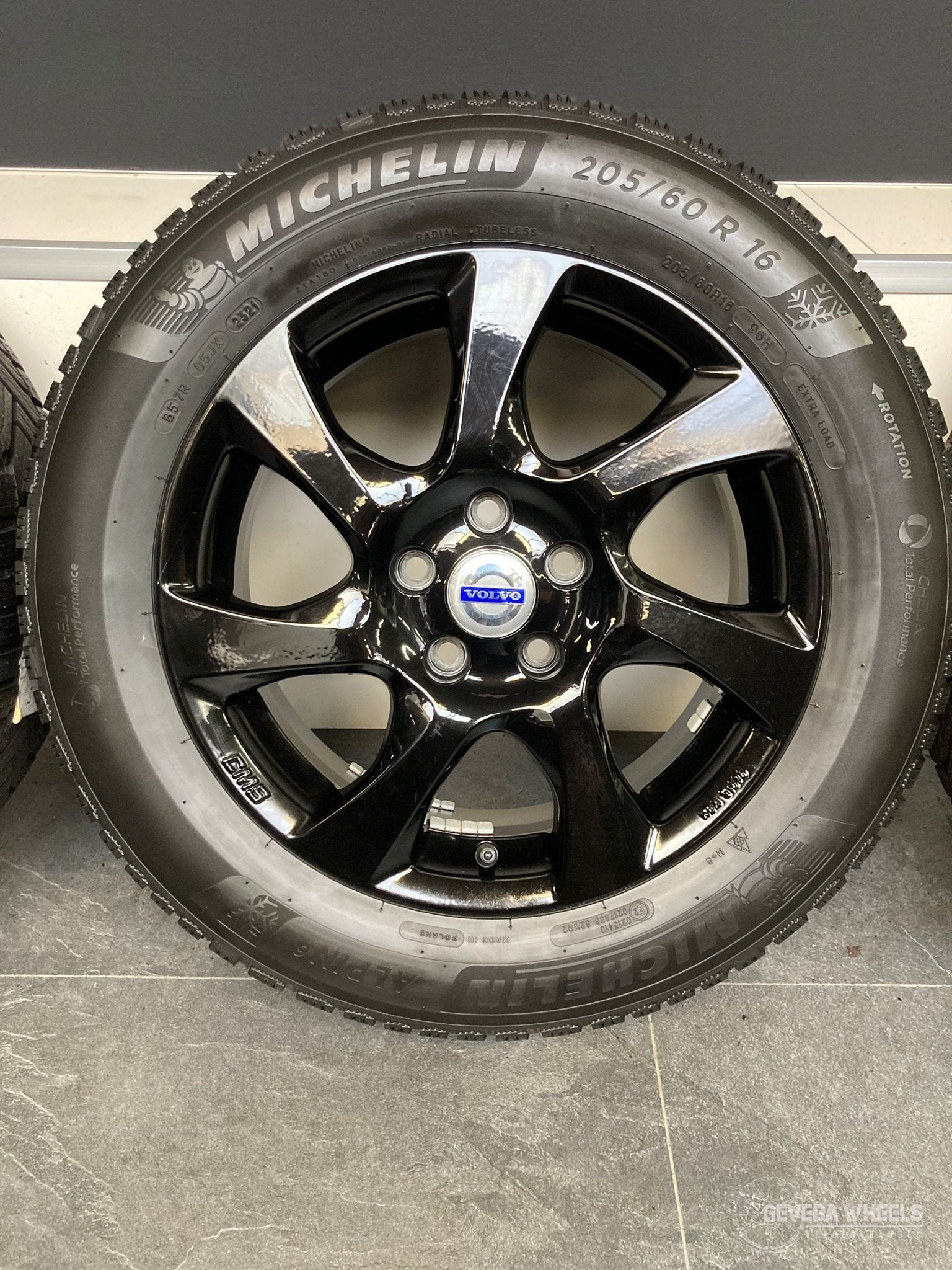 16” Volvo S60 S80 V40CC V60 V70 velgen + winterbanden 5x108, Auto-onderdelen, Banden en Velgen, Gebruikt, -, Banden en Velgen
