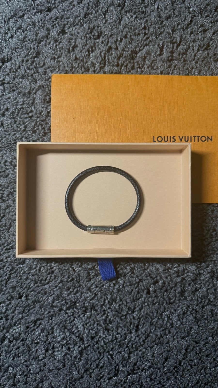 Louis Vuitton Armband - Zo goed als nieuw, Verzenden, Zo goed als nieuw, Zwart, Leer
