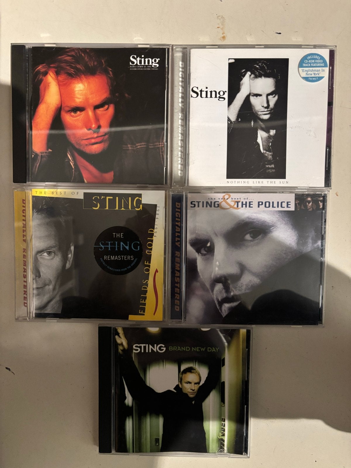 Sting CD collectie - 5 albums, Ophalen of Verzenden, 1990 - 1999, Gebruikt