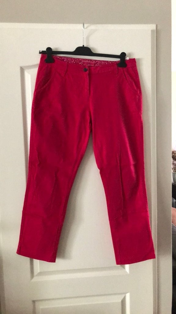 Broek roze Miss Etam Maat 40 Stretch, Maat 38/40 (M), Ophalen of Verzenden, Zo goed als nieuw, Roze