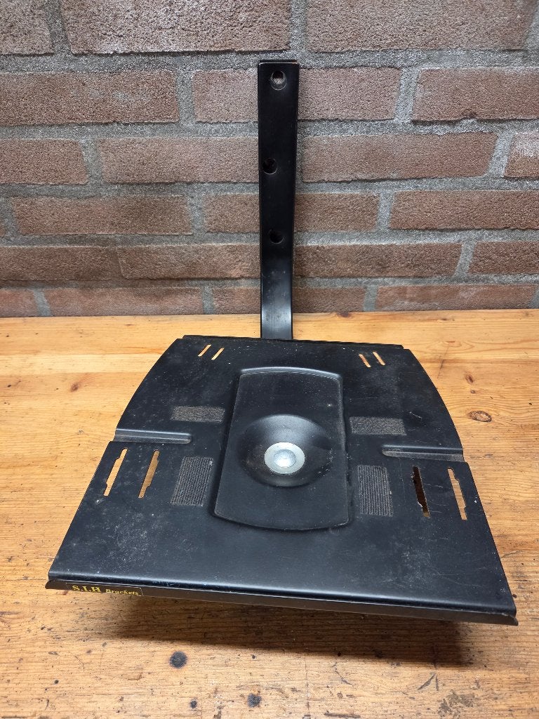 Zwarte TV-steun voor wandmontage, Ophalen, Gebruikt