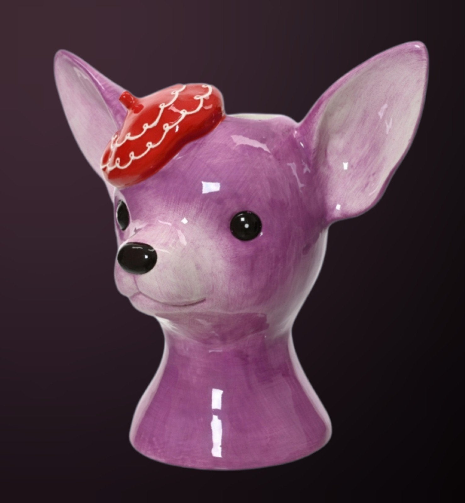 NIEUW: CHIHUAHUA/DWERGPINCHER VAAS, Overige materialen, Overige kleuren, Nieuw, Ophalen of Verzenden