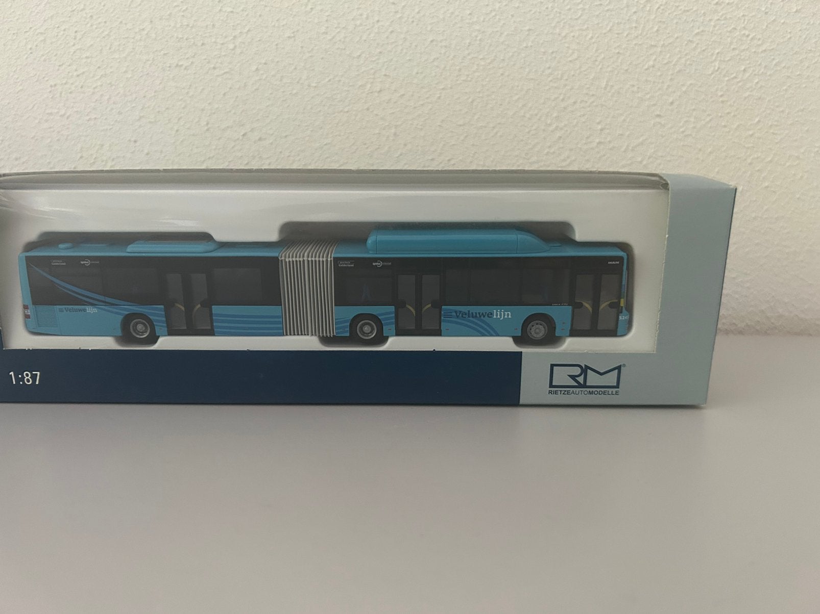Rietze MAN Lion’s City G CNG Syntus Veluwelijn, Verzenden, Zo goed als nieuw, Bus of Vrachtwagen, Rietze