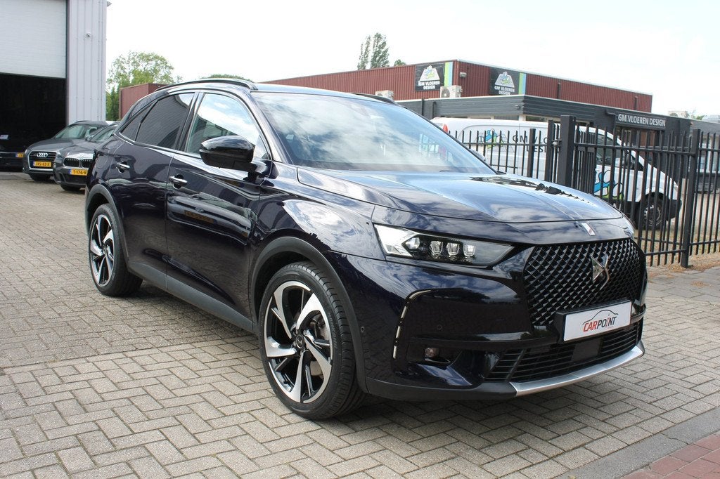 DS 7 Crossback E-Tense Rivoli Leder 360 Memory Full Options!, Auto's, DS, Gebruikt, Zwart, 4 cilinders, Automatische klimaatregeling