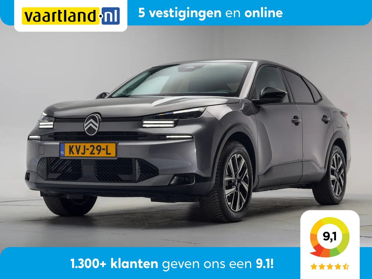 Citroën Ë-C4 Business Extended range 54 kWh [ Navi Apple/A, Auto's, 0 cilinders, Gebruikt, E-C4, Parkeersensor