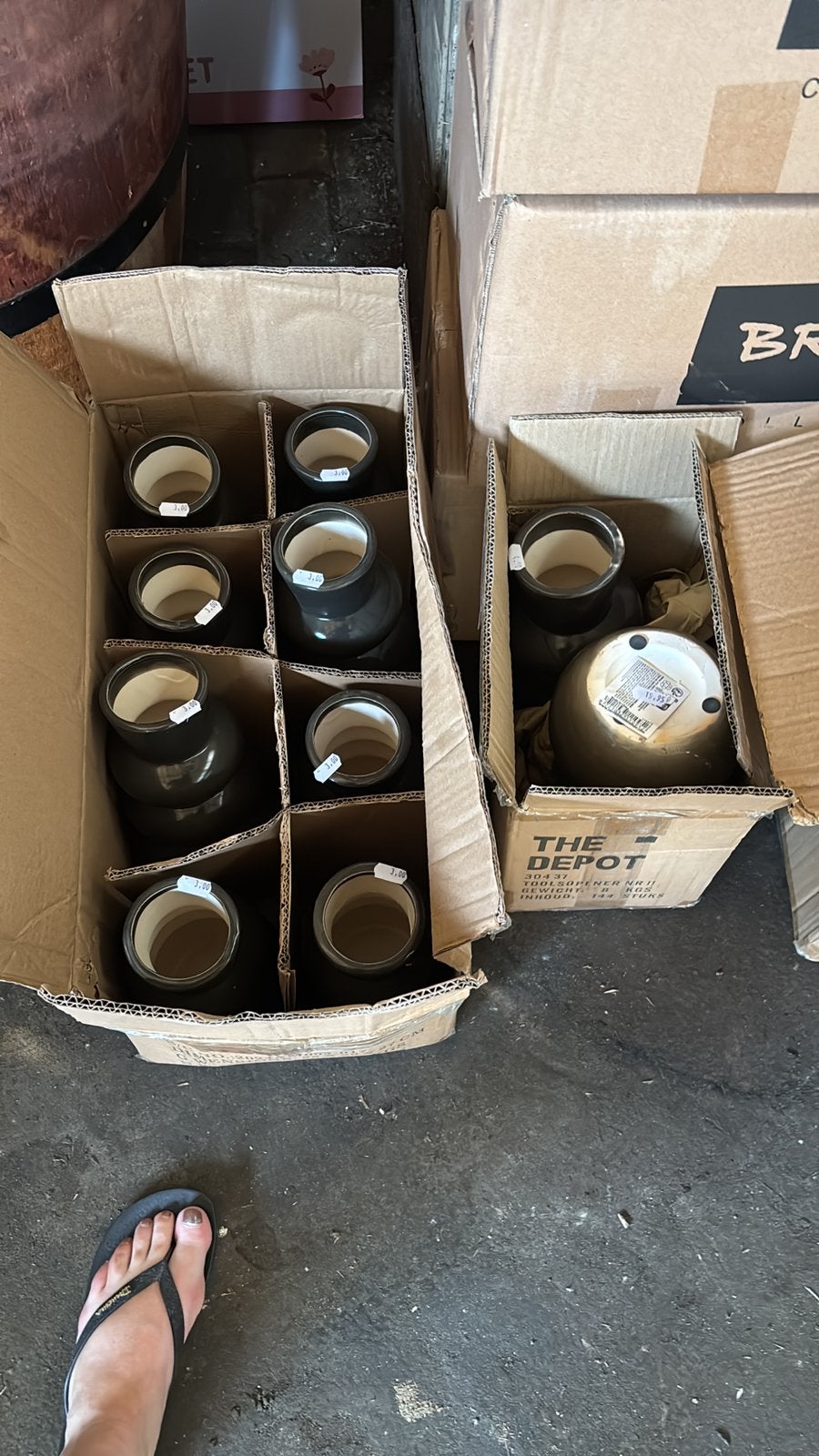 Partij vazen 21 stuks, Ophalen, Hhhh, Overige kleuren, Hh