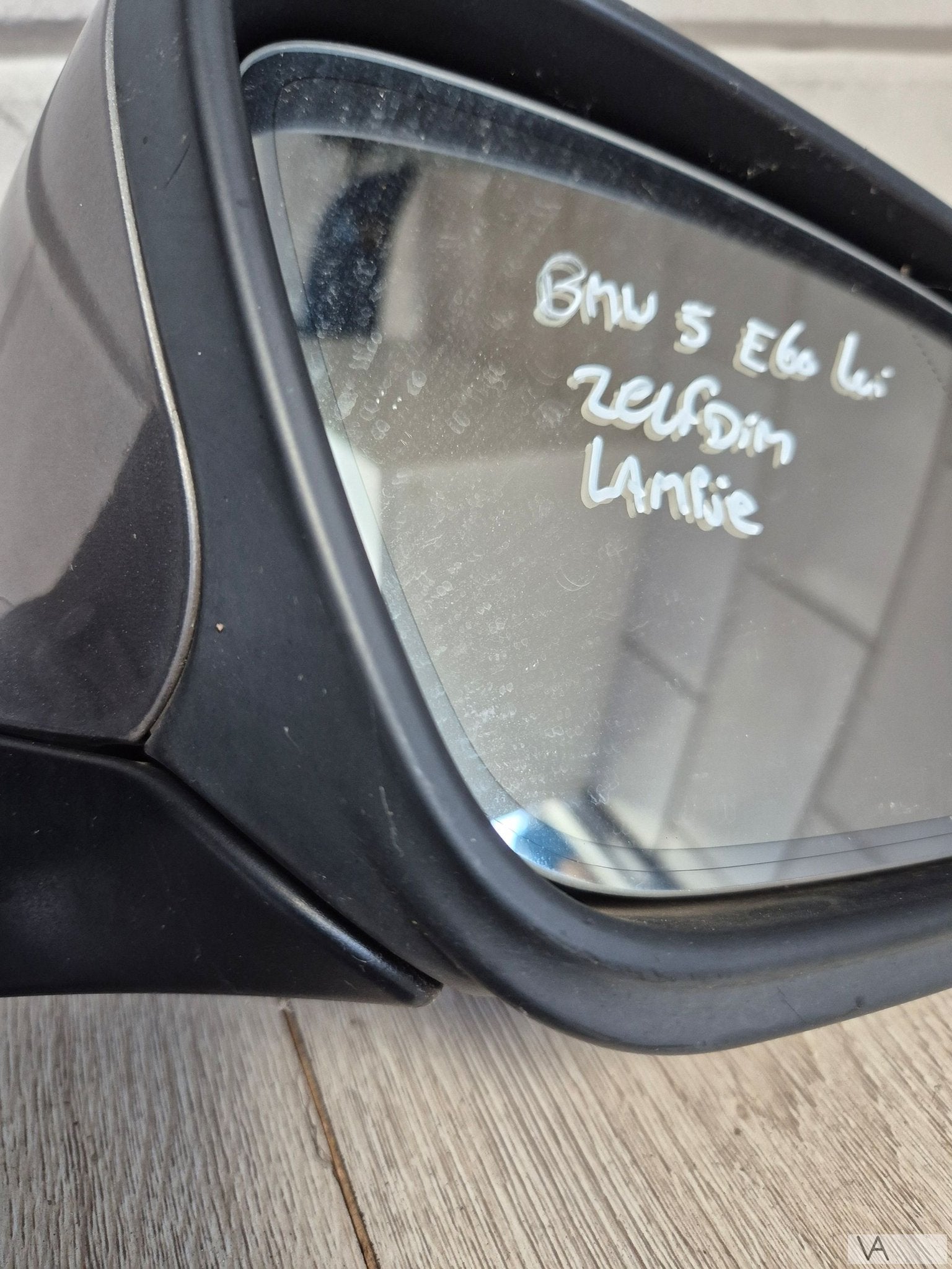 Spiegel rechts van BMW 5 serie E60 E61 facelift zelfdimmend, Gebruikt, -, -, Ophalen of Verzenden
