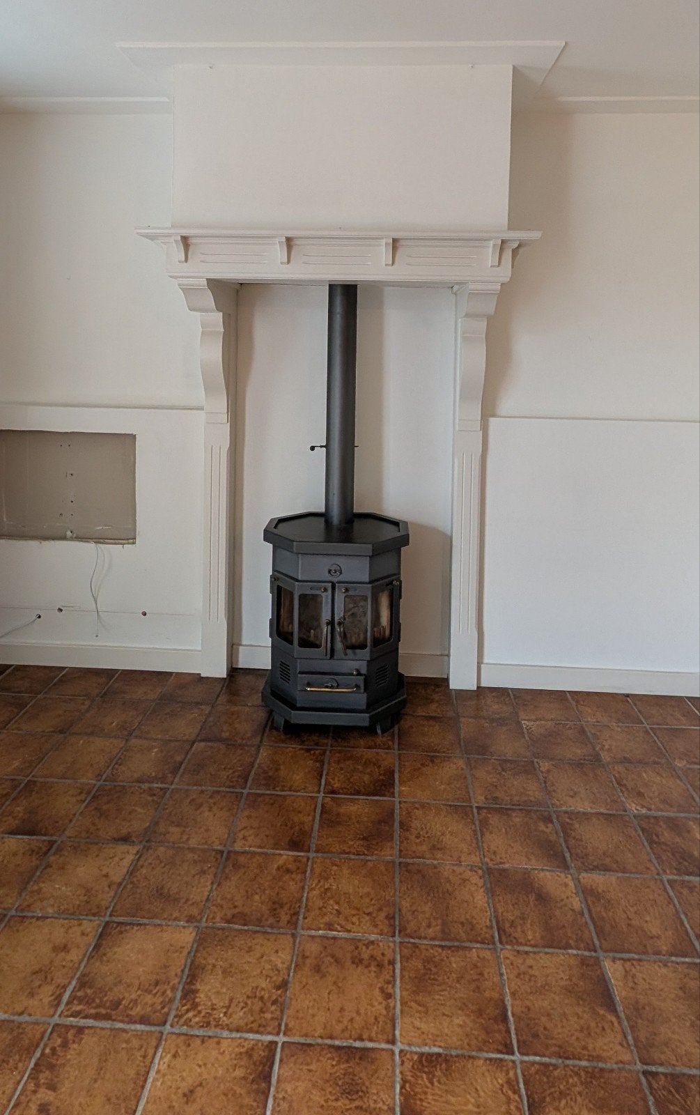 Vrijstaande Houthaard - Gezellige Warmte voor Uw Huis, Ophalen, Zo goed als nieuw, Vrijstaande haard, Houthaard