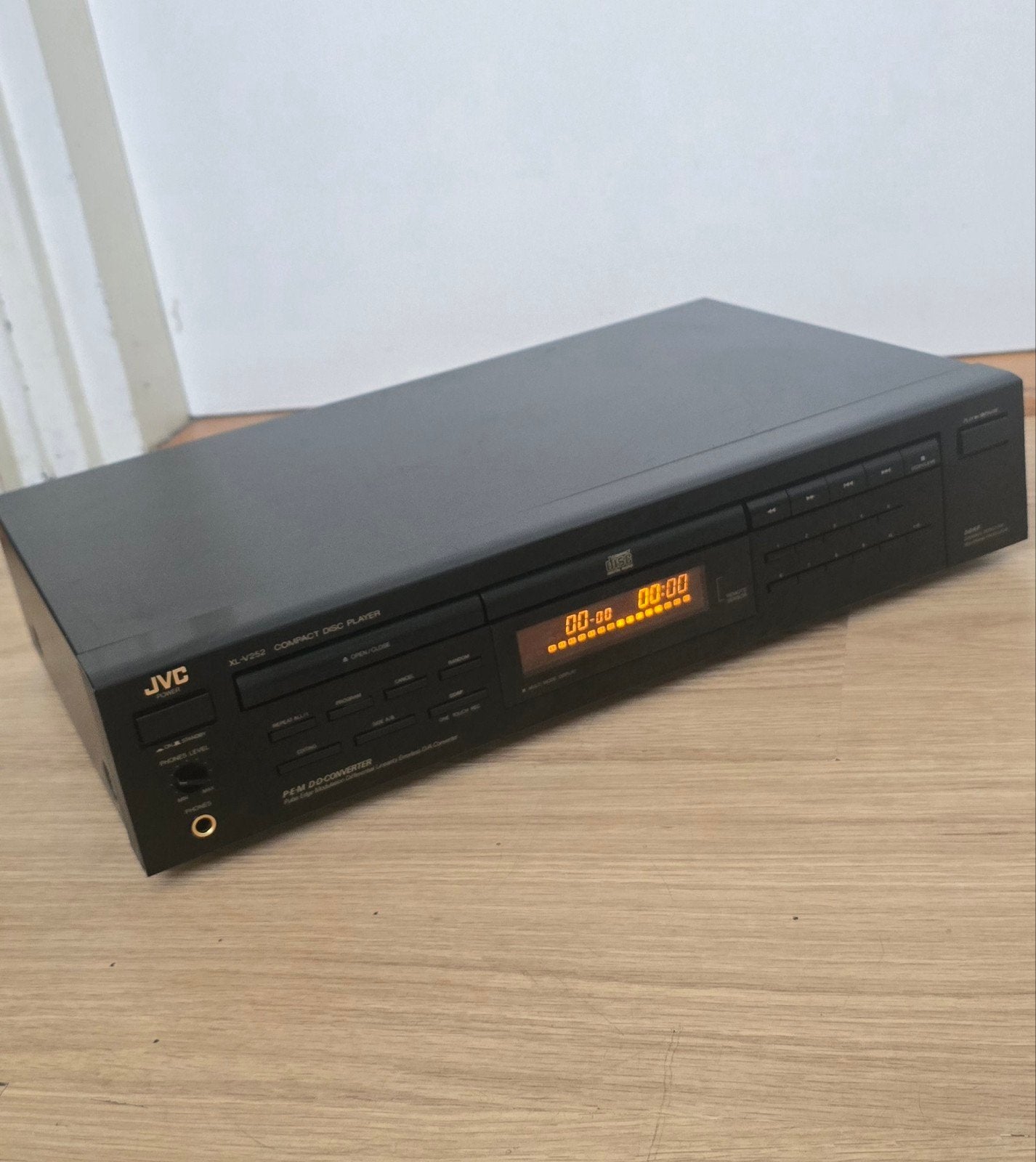 JVC XL-V252 Compact Disc Speler - Vintage CD-speler, Ophalen of Verzenden, Gebruikt, JVC
