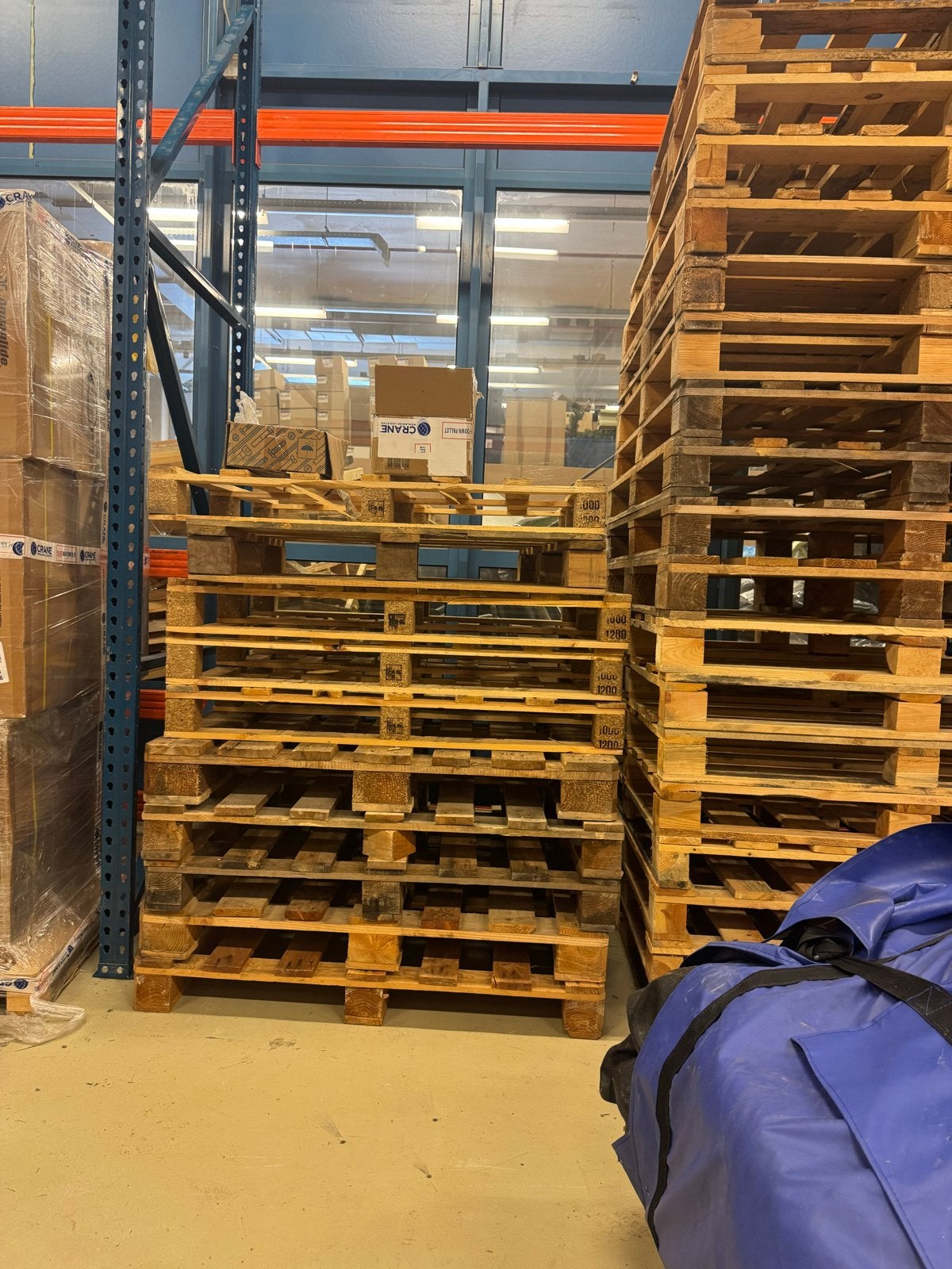 Gebruikte houten pallets - Diverse maten beschikbaar, Ophalen, Gebruikt, 100 cm of meer, 60 cm of meer