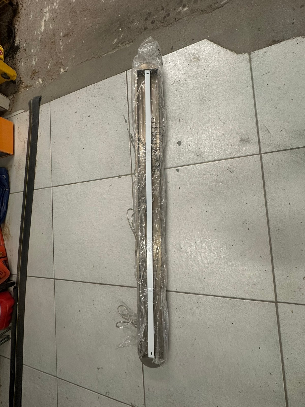 Rvs balk met 5 lampen, Ophalen of Verzenden, Nieuw, Metaal, Modern