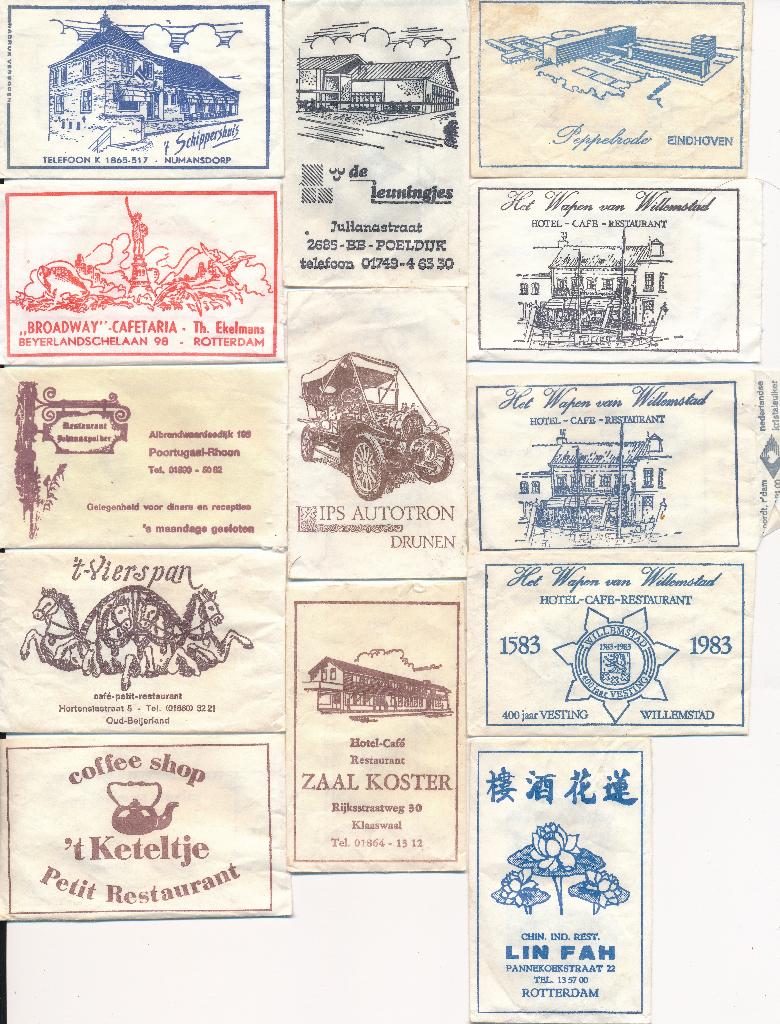 Suikerzakjes, Ophalen of Verzenden, Nederland