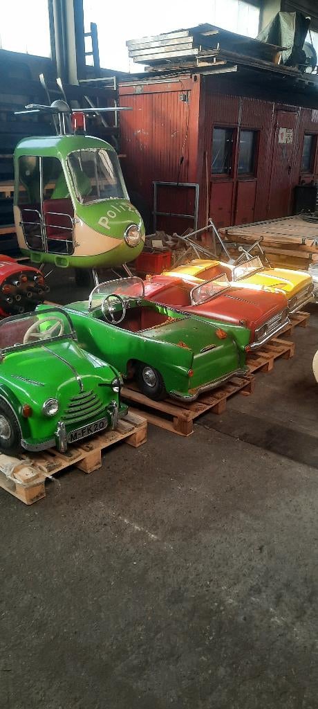 Carrousel Auto kermis antik, Antiek en Kunst, Ophalen