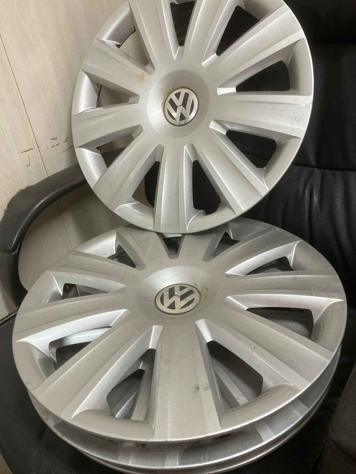 VW wieldoppen - Set van 4, Ophalen, Gebruikt