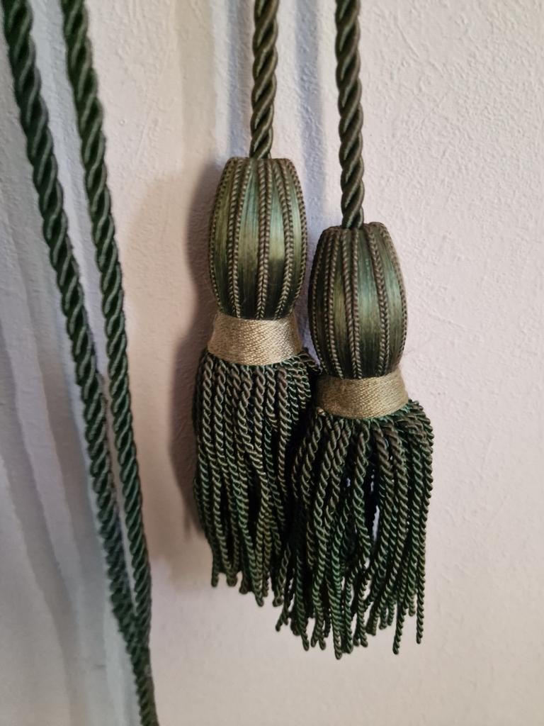 2x vintage gordijn kwasten/ embrasse, Huis en Inrichting, Ophalen of Verzenden, Zo goed als nieuw, Minder dan 100 cm