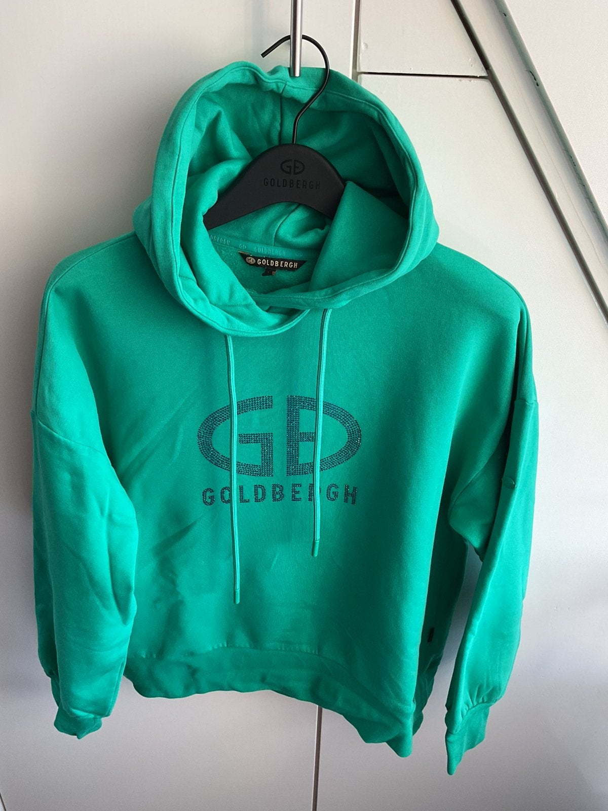 Goldbergh groen strass hoody maat M nieuw, Ophalen of Verzenden, Nieuw, Maat 38/40 (M), Groen