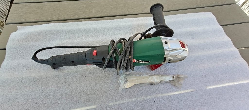 Parkside haakse slijper, Doe-het-zelf en Verbouw, Gereedschap | Slijpmachines, Ophalen of Verzenden, Nieuw, 1000 watt of meer