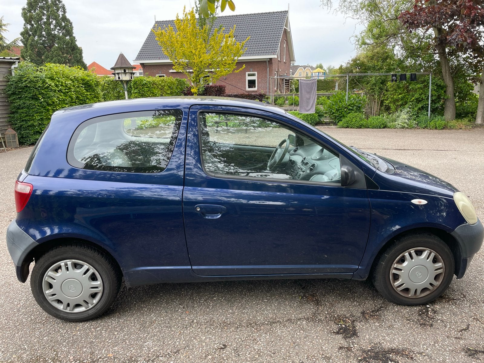Toyota Yaris 1.0 16V Vvti 3DR 2001 Blauw, Auto's, Toyota, Voorwielaandrijving, 4 cilinders, 68 pk, Origineel Nederlands