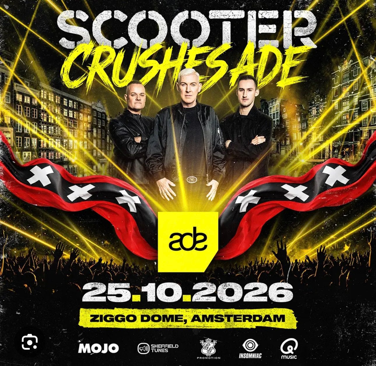 2x Scooter tickets Ziggo Dome Amsterdam, Twee personen