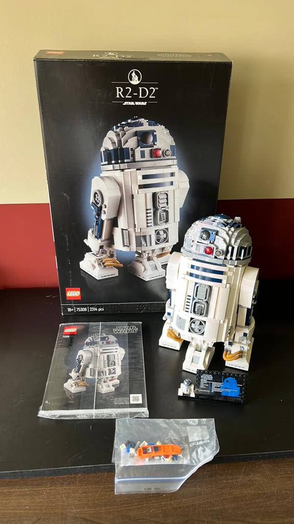 Lego Star Wars 75308 R2-D2, Ophalen, Zo goed als nieuw, Complete set, Lego