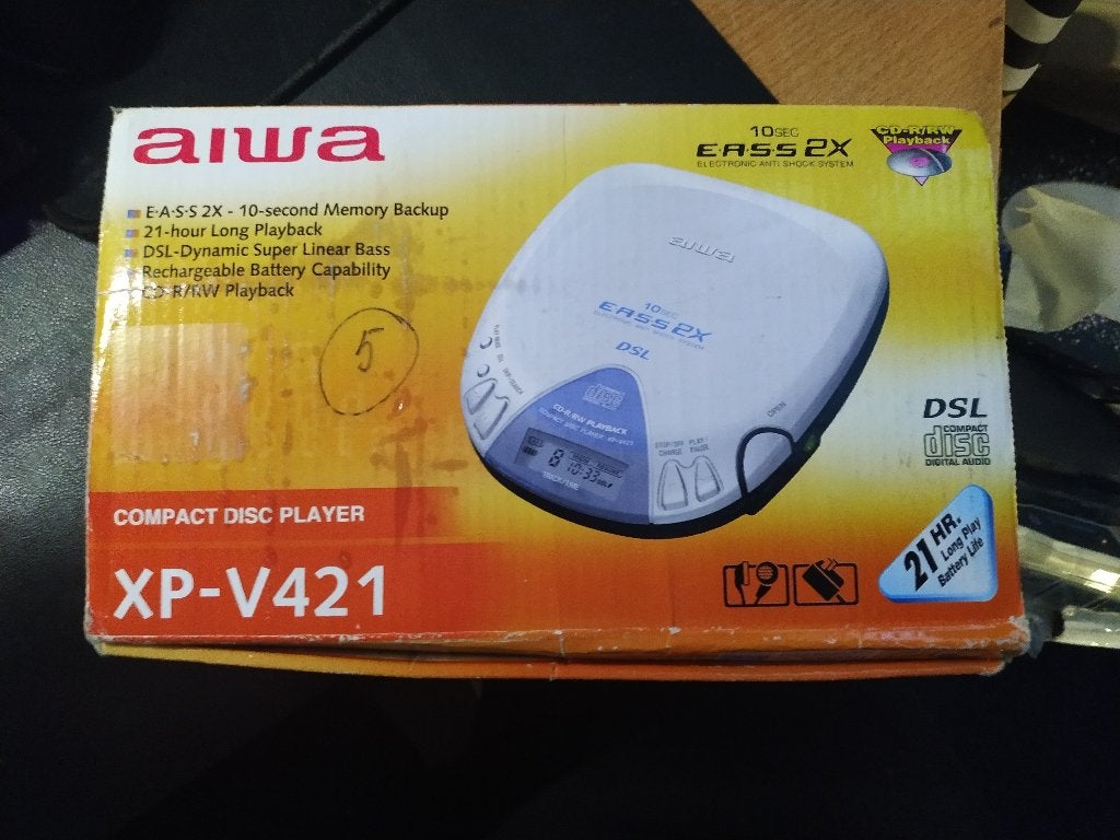 Aiwa XP-V421 Discman, Audio, Tv en Foto, Ophalen of Verzenden, Discman