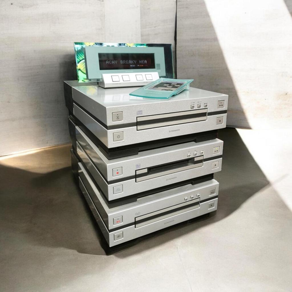 Pioneer Super Mini System Minidisc Casettedeck Set afst bed., Ophalen, Gebruikt, Tuner of Radio, Pioneer