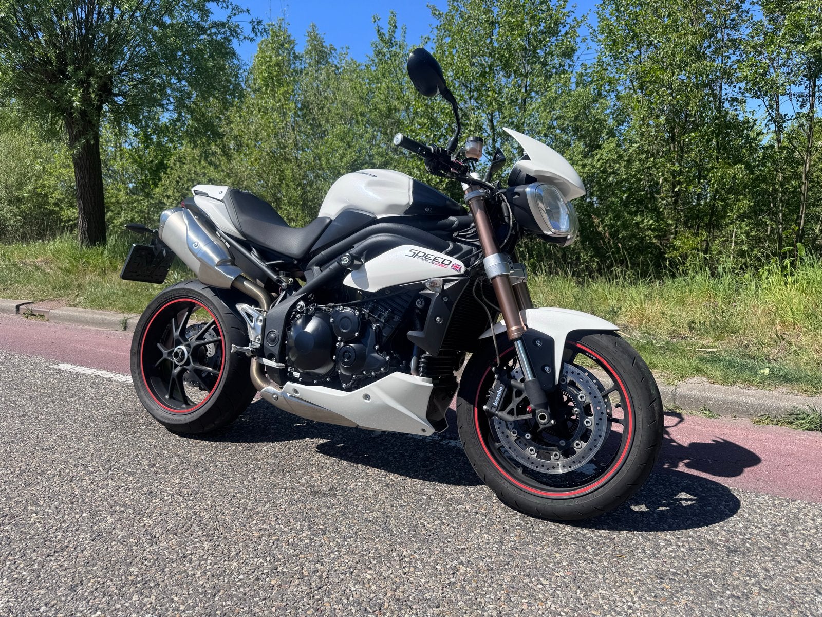 Triumph Speed Triple 1050 abs 2012, Motorrijbewijs A, Gebruikt, 3 cilinders, Particulier