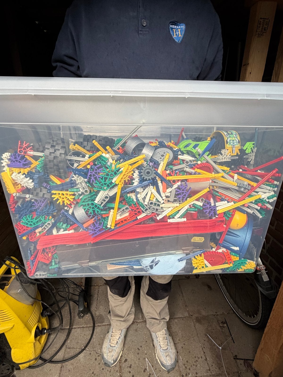 Grote partij K'nex  in opbergbox, Ophalen of Verzenden, Gebruikt, K'nex