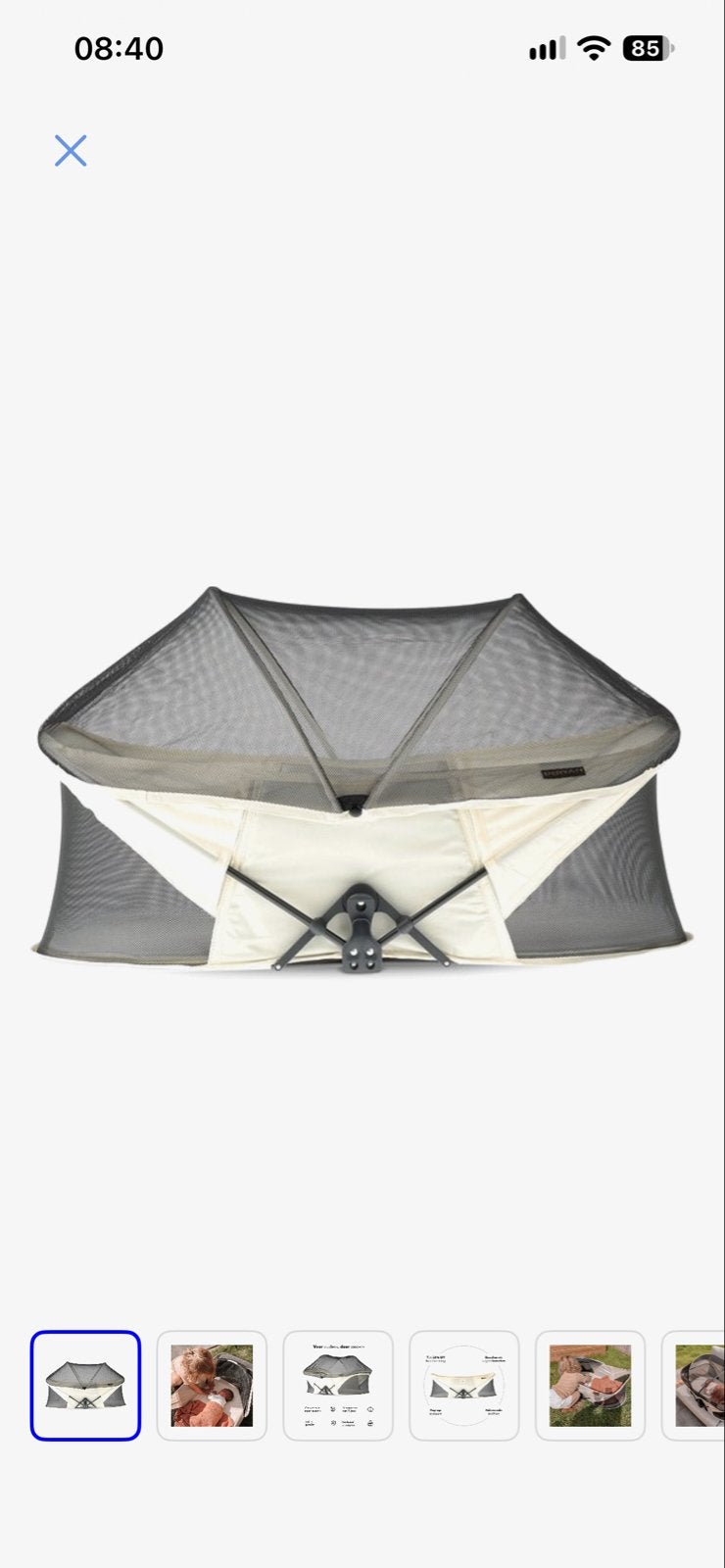 Deryan Baby Luxe Reisbedje - Ideaal voor onderweg!, Ophalen, Zo goed als nieuw, Reisbedje