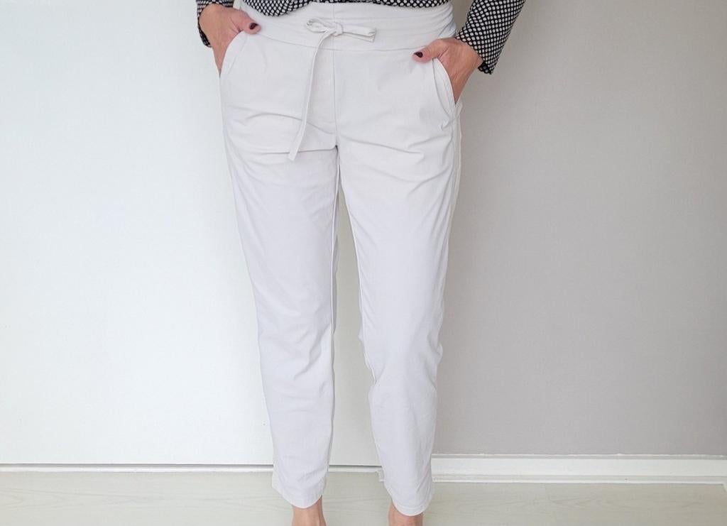 Studio Anneloes broek met splitjes M Kit Travelstof, Maat 38/40 (M), Studio Anneloes, Wit, Ophalen of Verzenden