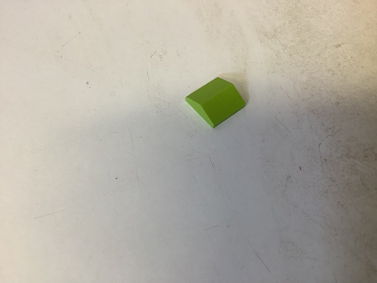Lego dakpan nokpan 33 2x2 dubbel lemon groen, Ophalen of Verzenden, Gebruikt, Losse stenen, Lego
