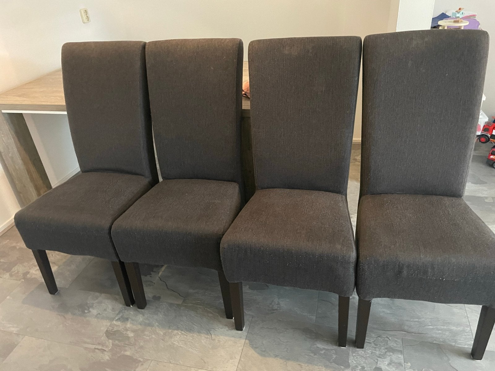 Eetstoelen Leenbakker - Prima staat, Ophalen, Gebruikt, Vier, Stof