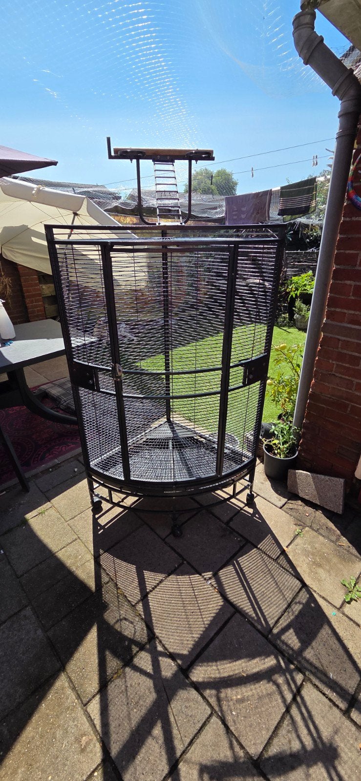 kooi voor kleine papegaaien of parkieten, Ophalen, Gebruikt, Metaal, Vogelkooi