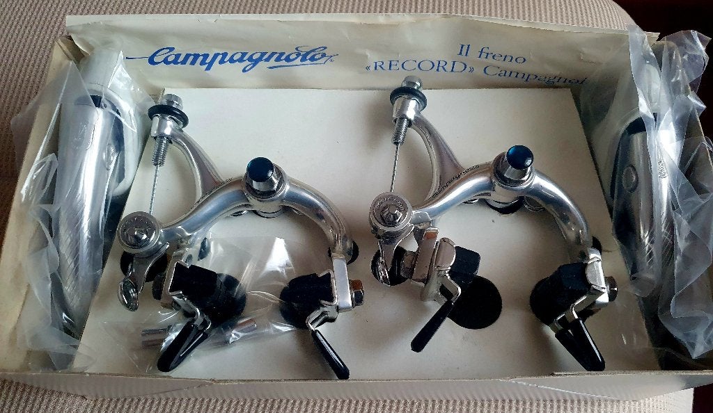 Campagnolo Super Record Cobalto Remmenset NOS Zeldzaam, Remmen, Verzenden, Campagnolo, Nieuw