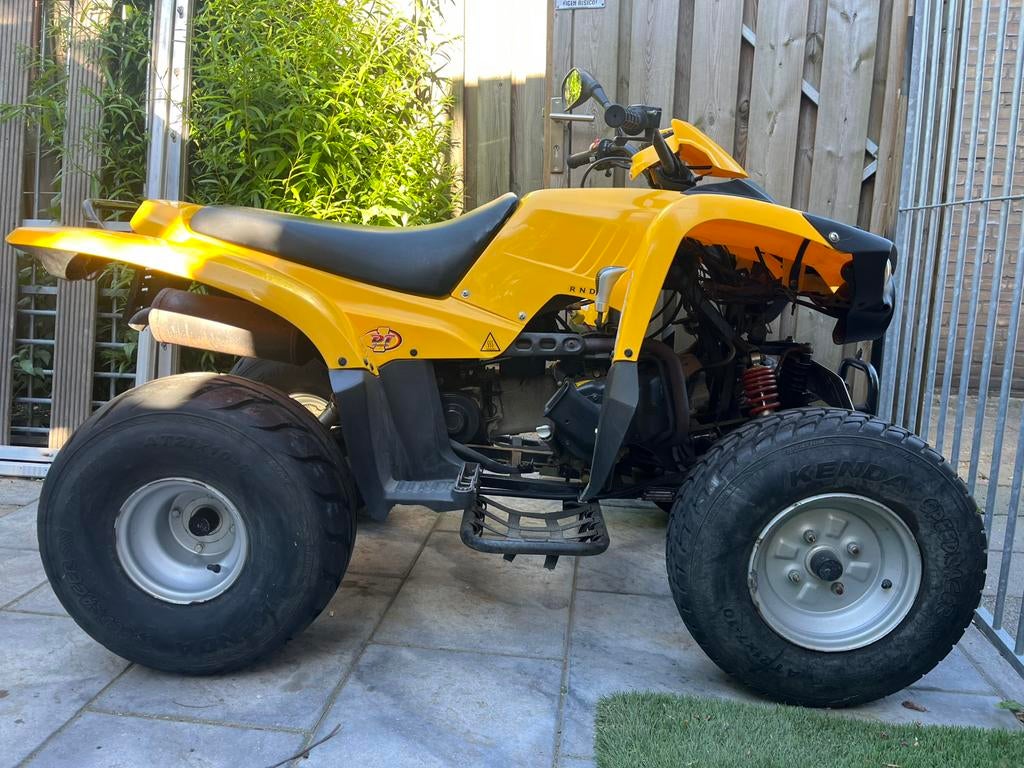 Dinli HELIX 50cc bromquad, Ophalen, Zo goed als nieuw, Benzine