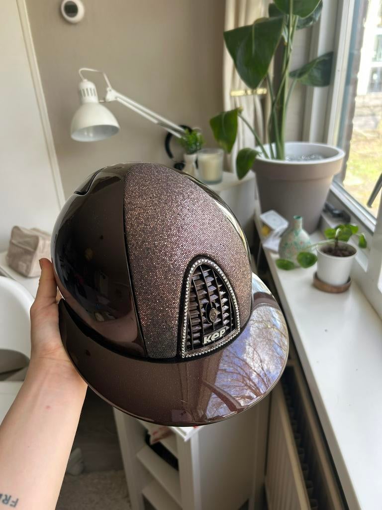 Prachtige bruine KEP italia met liner, Dieren en Toebehoren, Paardrijkleding, Ophalen of Verzenden, Zo goed als nieuw, Dressuur